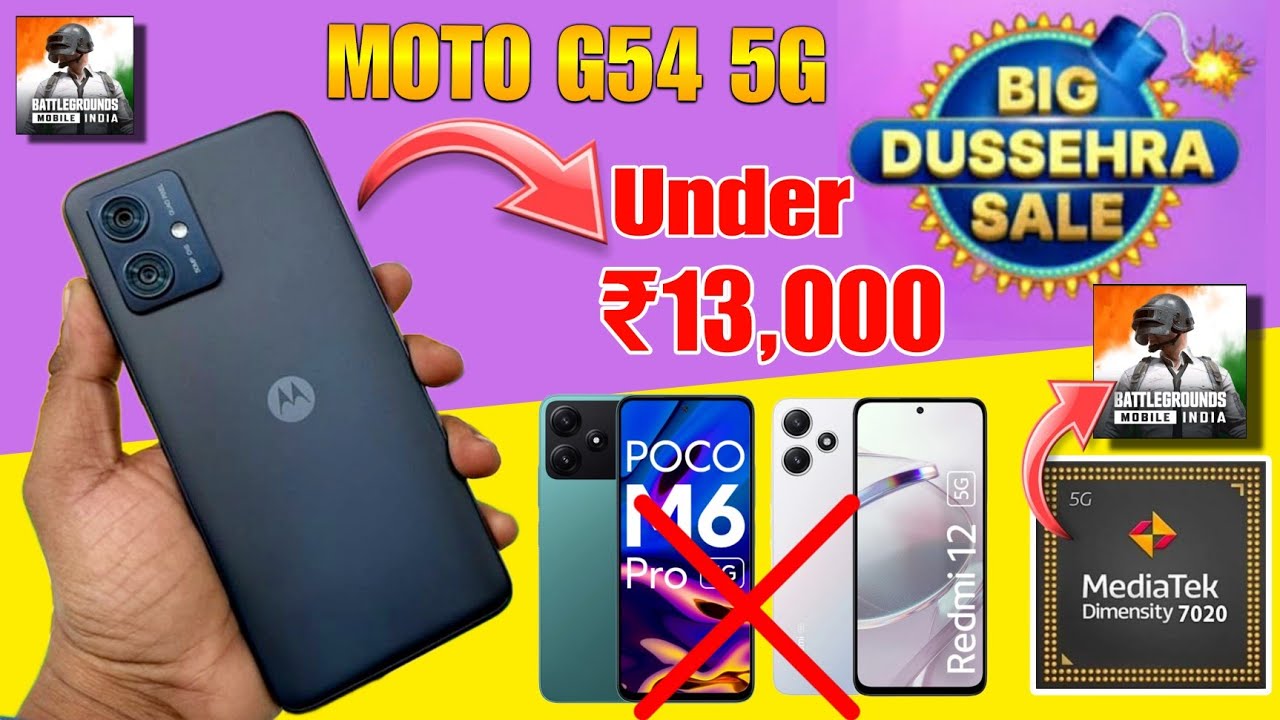 Motorola G54 Bgmi graphics test Gyroscope Test Moto G54 Vs Redmi 12 5G ...