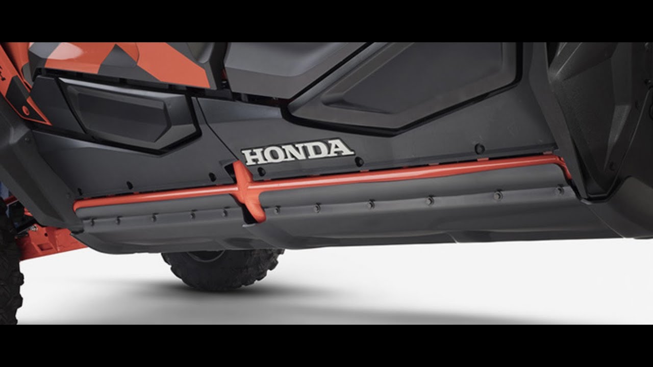 Honda Talon OEM Side skid plate with a 1/2 SUPERATV skid plate. How to install 1000X-4 1000R-4