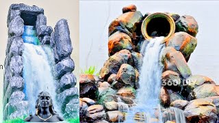 Cemented Craft  Amazing 2 Best Homemade Indoor Strongest Waterfall Fountains | Cemented Life Hacks