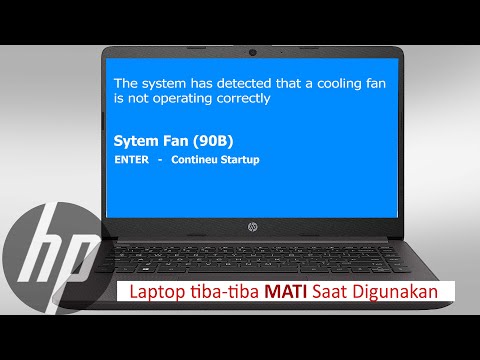 HP Laptop, Sytem Fan 90B, Fix Laptop suddenly turns off while in use