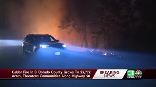 Caldor Fire burns more than 50,000 acres as thousands remain evacuated