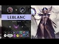 Leblanc mid vs hwei  kr master patch 1410