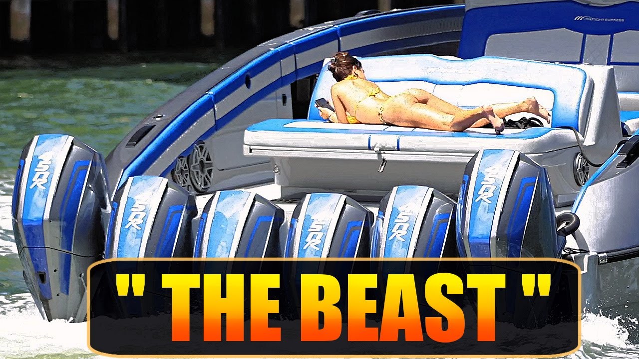 HORSEPOWER FIRST!! SEXY OVERLOAD 2700 HP BOAT ZONE MIAMI YouTube