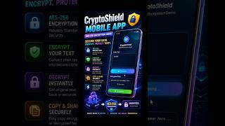 CryptoShield | AES-256 Encryption & Decryption 🚀 #flutter #aes256 #encryption #decryption #mobileapp