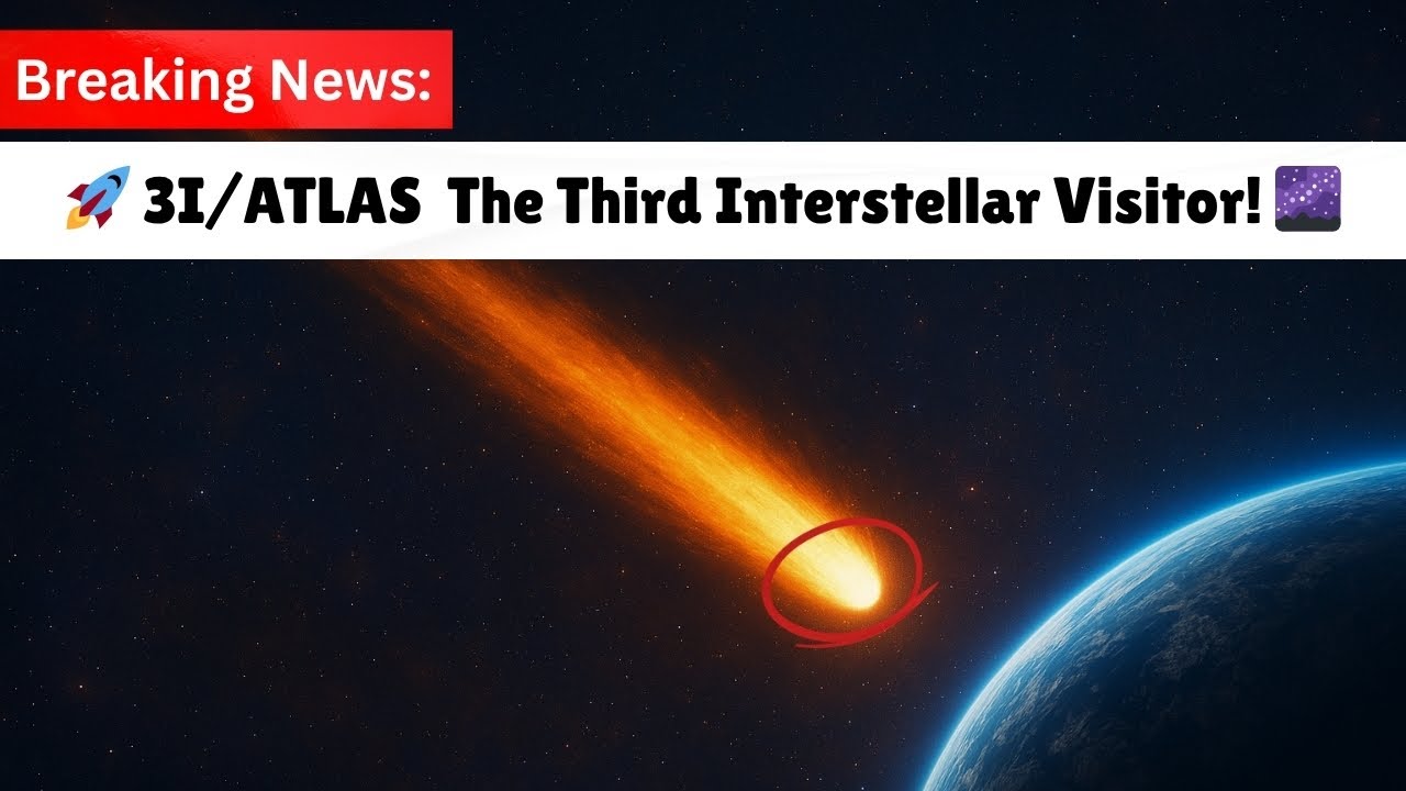 🚀 3I/ATLAS — The Third Interstellar Visitor! 🌌