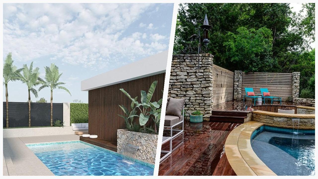 75 Mid-sized Mid-century Modern Pool Design Ideas You'll Love ➤