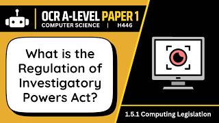Regulation of Investigatory Powers Act | 5.1d | OCR A-Level Computer Science