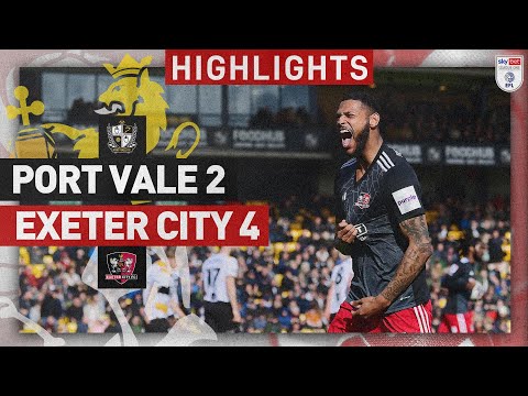 Port Vale Exeter City Goals And Highlights