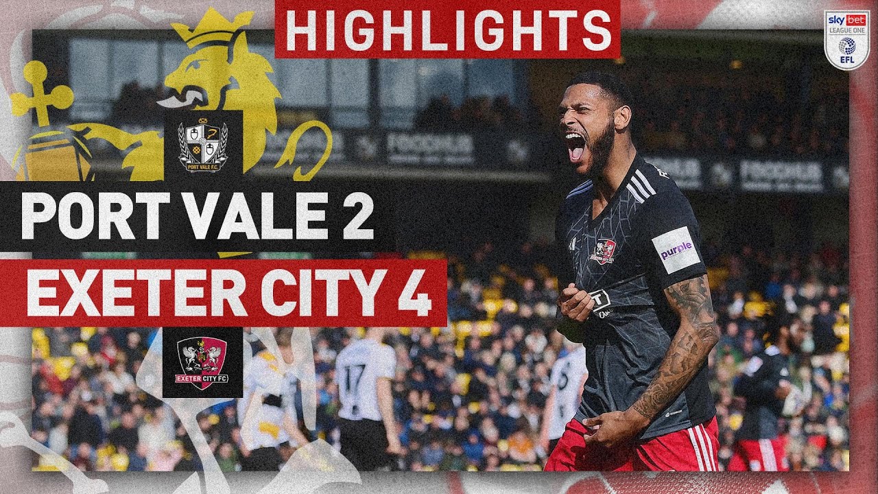 Dynamic Bitesize Highlights: Port Vale (2) 3-3 (4) Town Background Photography Dynamic Bitesize Highlights: Port Vale (2) 3-3 (4) Town Background Photography