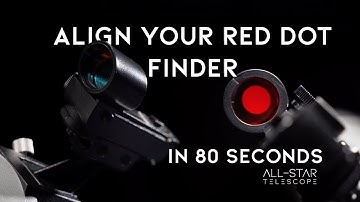How to Align a Red Dot Finder (FAST Guide)