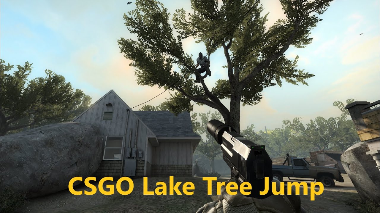 CSGO Lake Tree Jump Tutorial - YouTube