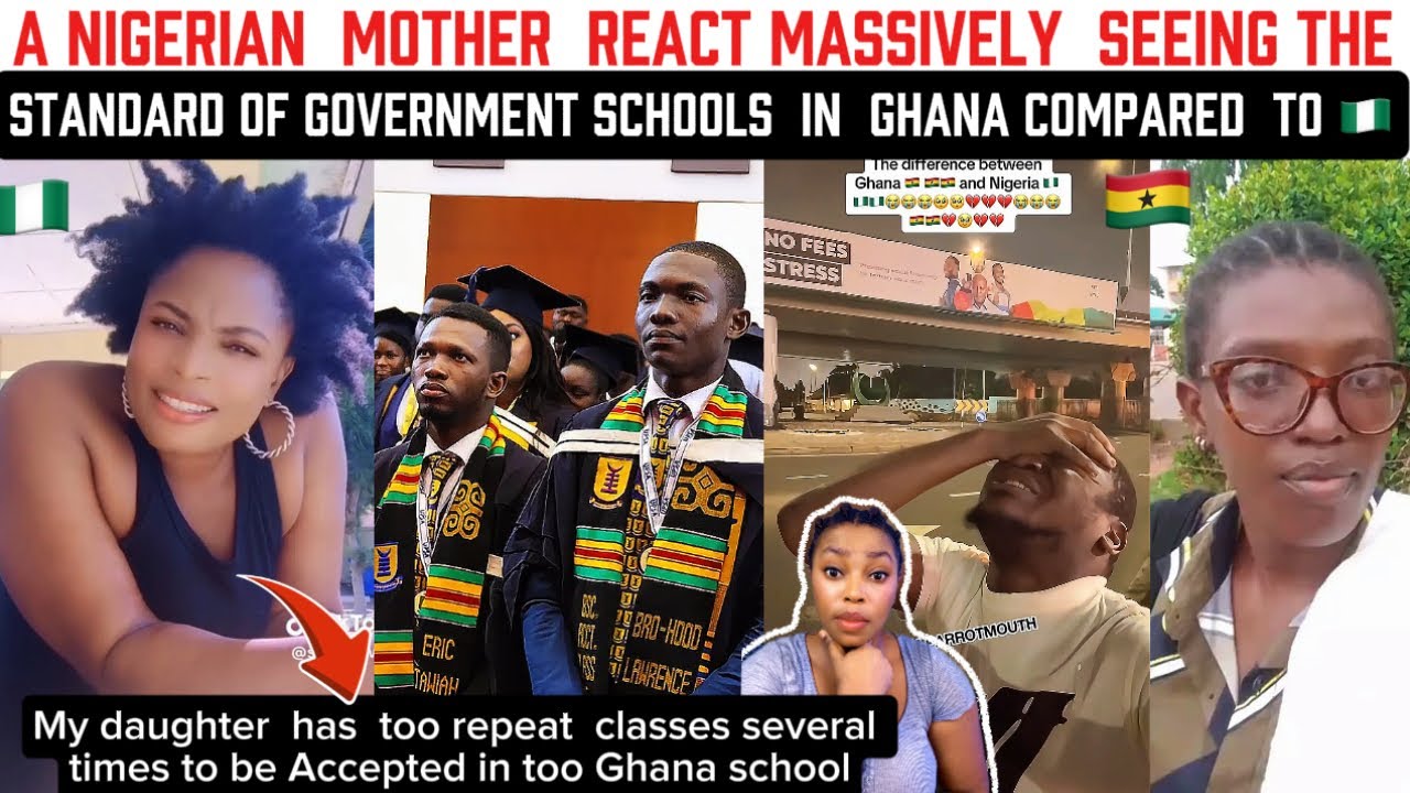 A Nigerian 🇳🇬Mother React Massively Seeing The Strandard Of Government Schools In Ghana🇬🇭 compared 