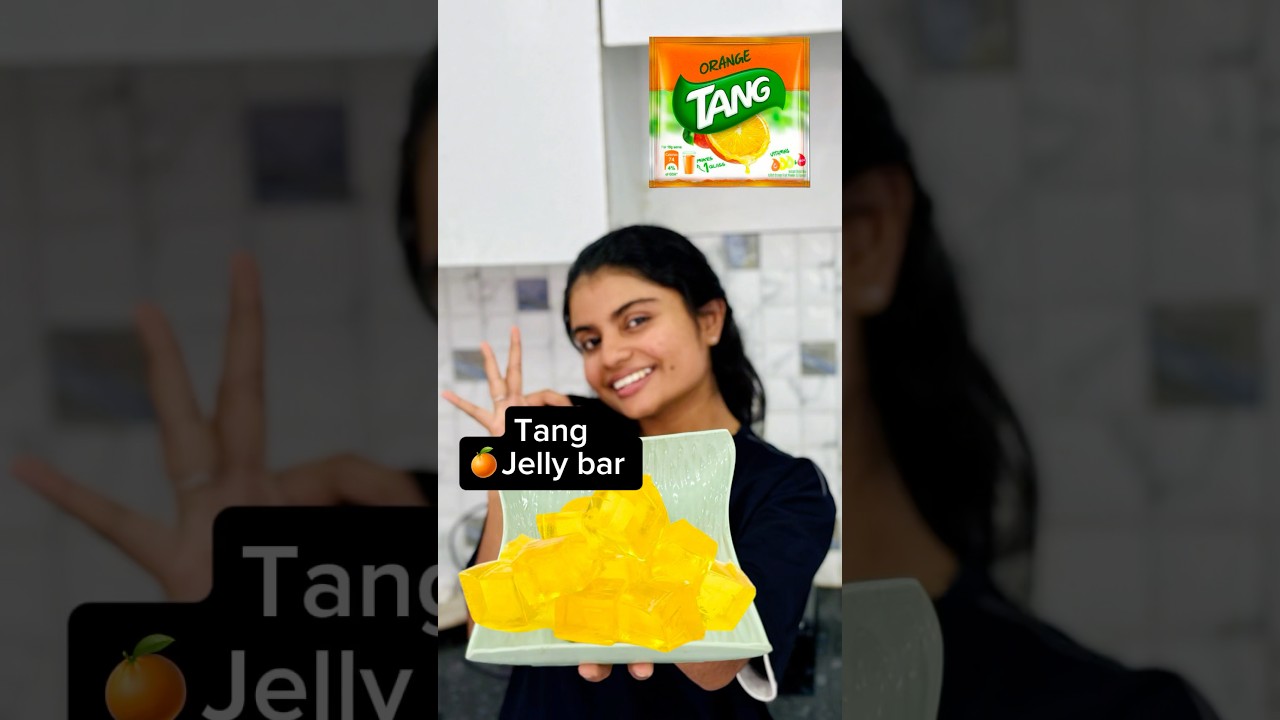 Tang 🍊 jelly bar🤩|#shorts #food