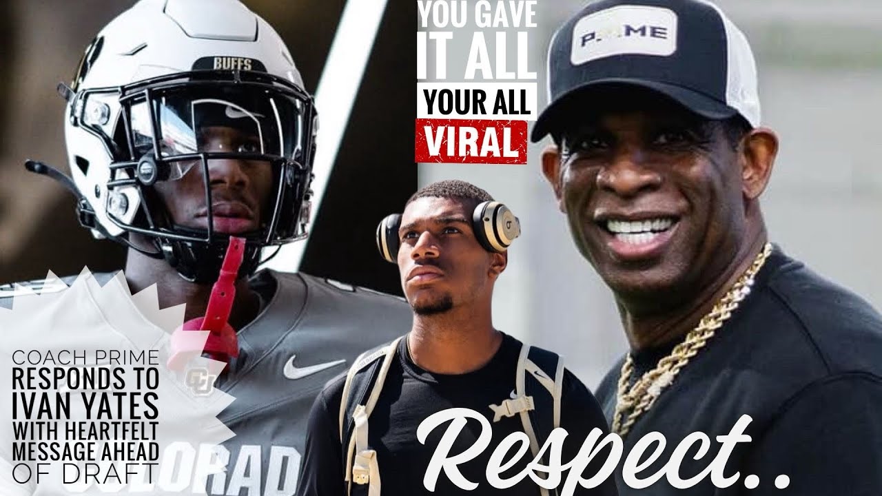 Coach Prime RESPONDS To Ivan Yates With A HEARTFELT Message Ahead Of Nfl Draft HERE’S WHY 🤯
