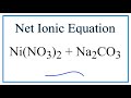Net Ionic Equations and Solubility