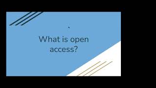 Winter 2020 Professional Development Webinar: Open Access Scholarship Basics
