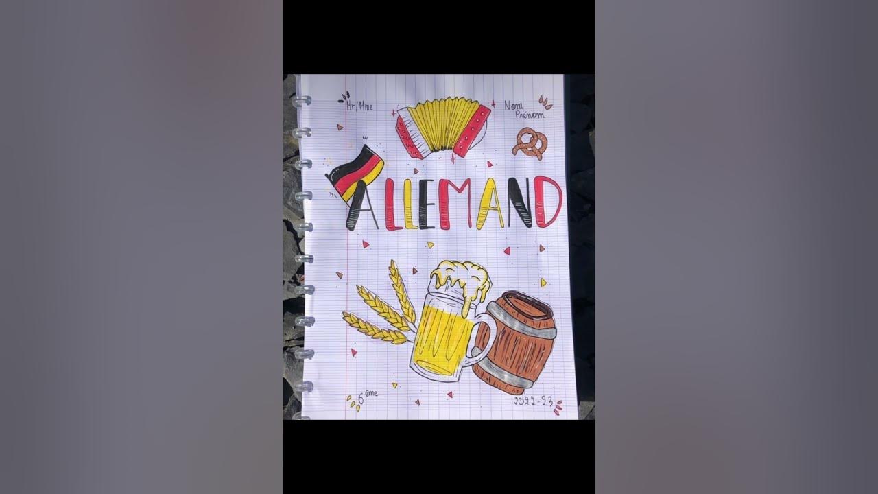 Page De Garde Allemand Pinterest 3 idées de page de garde pour l’allemand (Pinterest) - YouTube