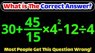 Can You Find the Correct Answer Without a Calculator