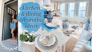 Summer Decorate with Me! KITCHEN + DINING ROOM HOME DECOR IDEAS | Decorating with Alexandra