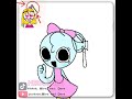 lobotomy song cover. Draw poppy cute #drawing #ibispaintx #dandysworld #fyp
