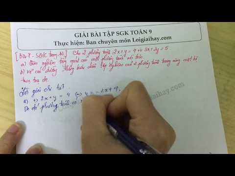 Video Giải bài 7 trang 12 SGK toán 9 tập 2 - youtube