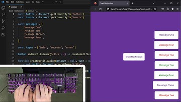 Creating Toast Notifications with HTML CSS and JavaScript Tutorial