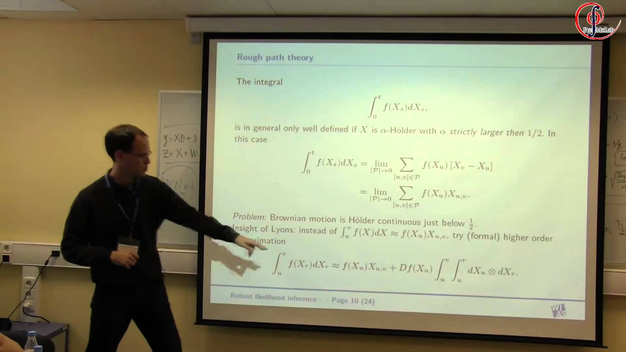 H Mai Wias Robustness Of Likelihood Estimators For Diffusions Via Rough Paths Sep 3 14 Youtube