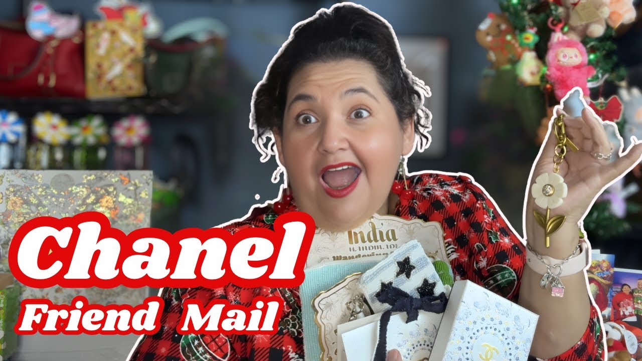 2 часа ночи, разные рождественские вещи 😳 Распаковка косметики Chanel, писем от друзей и рождеств...