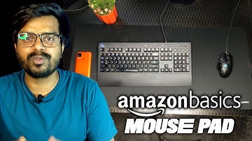 Amazon Basics Extended Gaming Mouse Pad and First review unit by Amazon