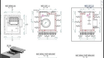 REVIT - Thể hiện và tính toán khối lượng cọc tre trên bản vẽ hố ga #manhole #revit