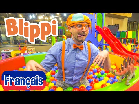 Blippi en français - Blippi au parc de jeux couvert | Vidéos éducatives pour les enfants