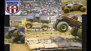 1990 USHRA MUD &amp; MONSTER TRUCKS, FULL EPISODE! BALTIMORE MARYLAND!