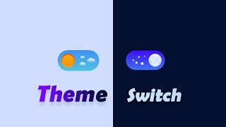 Toggle Switch using HTML CSS  | Theme Toggle