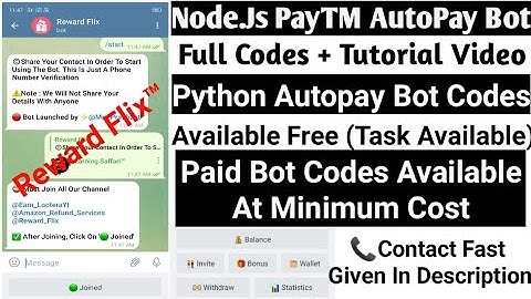 Making Nodejs PayTM Bot | Making Python Bot | Php Bot Autopay Codes |How To Create Paytm Autopay Bot