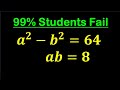 Solving a 'Harvard' University entrance exam | Find a+b?