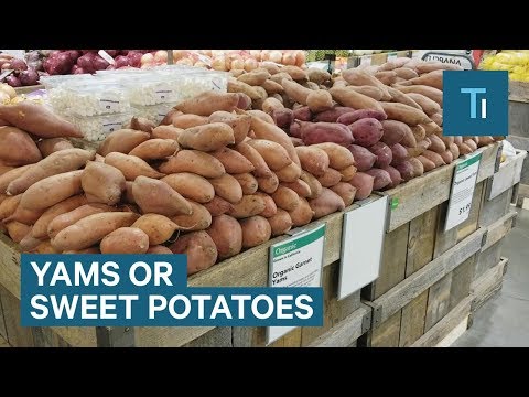 Video: Zijn yam en zoete aardappel hetzelfde?