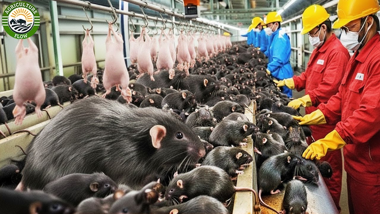 Как китайские фермеры выращивают и потребляют 1,2 миллиарда бамбуковых крыс | За кулисами фабрики...