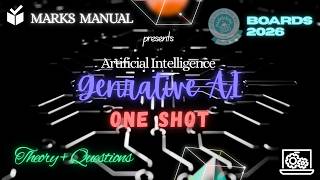 GENERATIVE AI ONE SHOT 🔥 | FULL CHAPTER IN HINGLISH | THEORY + QUESTIONS | BOARDS 2026