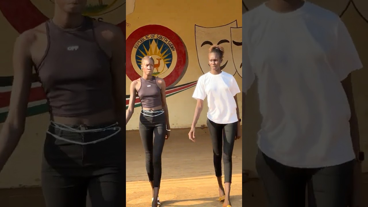 Slim fit African beauty models