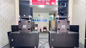 Sub hầm đôi khủng long & Loa Hoả Tiễn RuBy 212N nhập china - Bộ âm thanh sự kiện hoàn hảo !