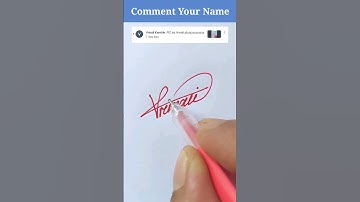 How to create a signature | Best signature style of my name #signature