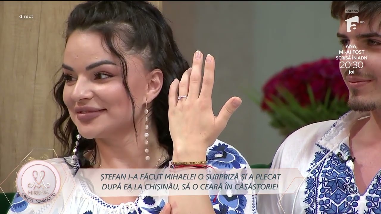 Ștefan și Mihaela s-au logodit! Iată cum arată inelul