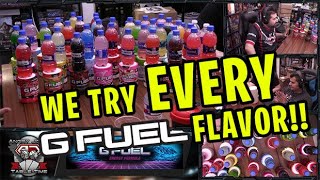 We try EVERY FLAVOR of G-FUEL EVER so that you know which is BEST!