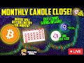 BITCOIN LIVE : BTC MONTHLY CANDLE CLOSE STREAM! GRT, SILVER MOON