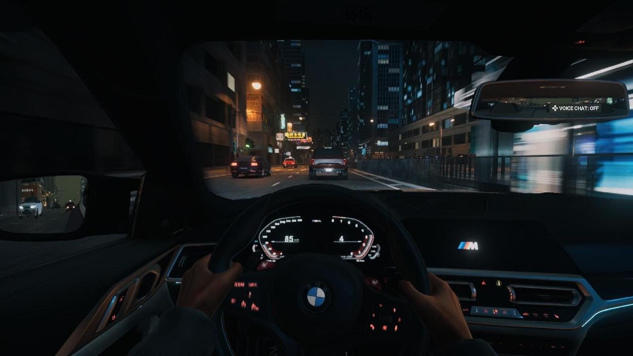 Stunning night cruise in TDU solarcrowns newest graphics update PS5 Pro