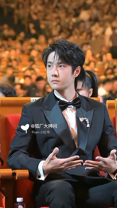 Wang Yibo At The 37th China film Golden Rooster Award Ceremony 💚🏆️✨️ #WangYibo