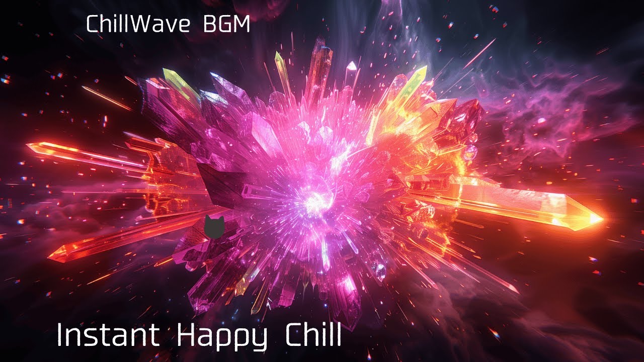 Neon Crystal Chill — Instant Hook, Happy Focus BGM (Euphoric Synth & Soft Beats)
