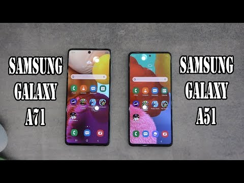 Samsung Galaxy A71 vs Samsung Galaxy A51 | SpeedTest and Camera comparison