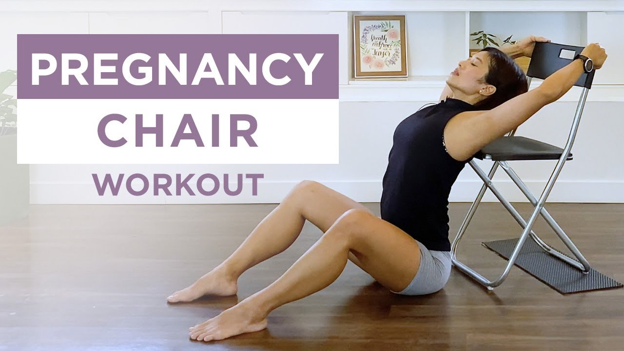 Pregnancy Beginner Pilates Chair Workout Trimester 1,2,3 Gain