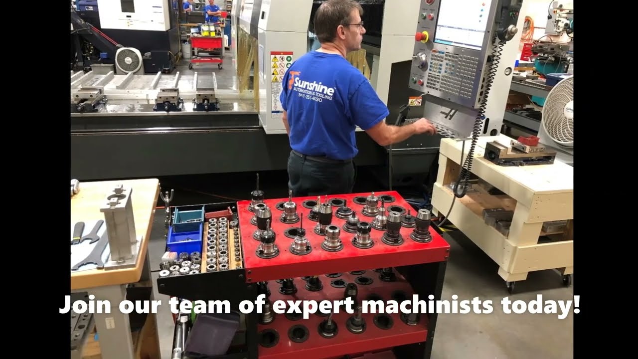 Job Opening: CNC Machinist - Sunshine Machining & Tool